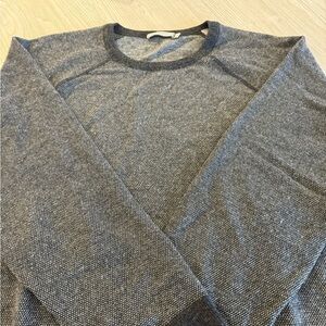 Vince men’s birdseye wool/cashmere sweater